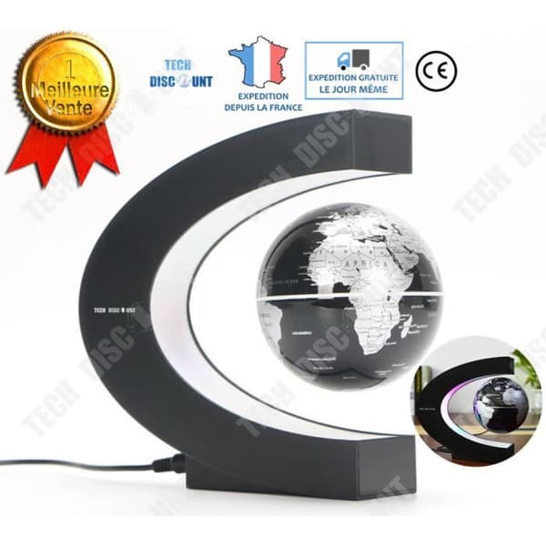 TD® Kreativ heminredning Magnetisk levitation C-formad klot- Hantverkspresent High-end Novelty Toy