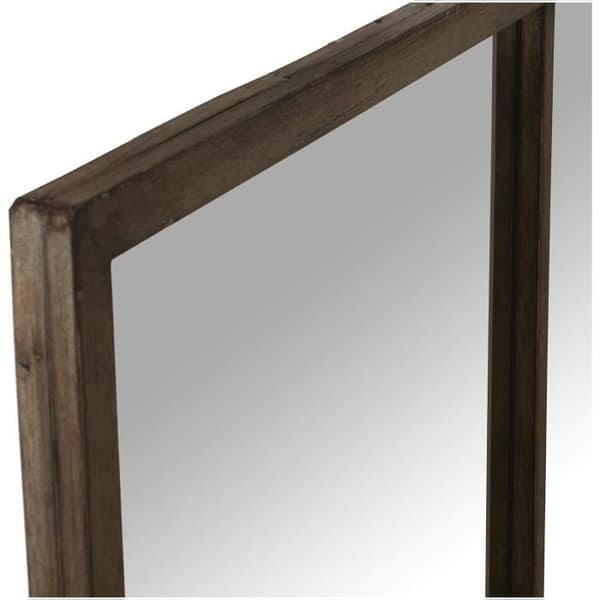 Väggspegel kvadratisk i metall Fer för champagne 80 x 80 x 2 cm