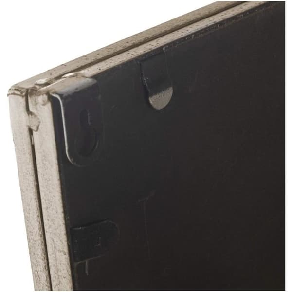 Väggspegel kvadratisk i metall Fer för champagne 80 x 80 x 2 cm