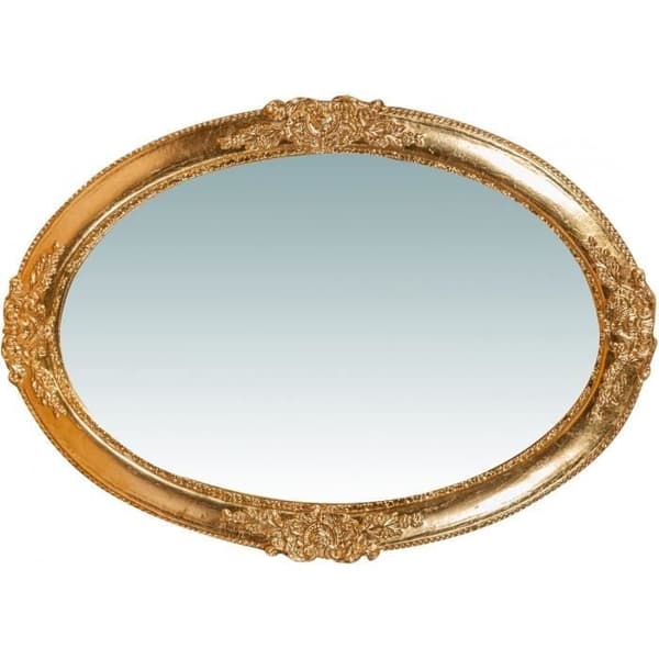 Biscottini Miroir Vintage 63 x 45 cm Väggspegel Badrum och Sovrum Spegel Hall