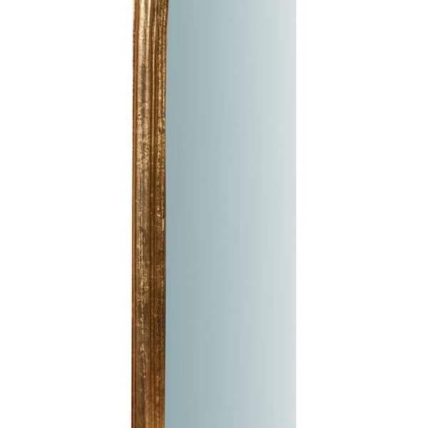 Miroir Biscottini Väggspegel Badrum och Sovrum 86x37x4 cm Spegel Guld