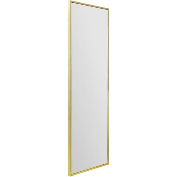 MirrorOutlet Artus Modern Väggspegel i Guld Aluminium 120 x 40 cm