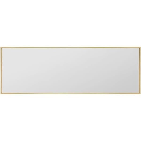 MirrorOutlet Artus Modern Väggspegel i Guld Aluminium 120 x 40 cm
