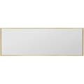 Miniatyrbild 4 av 4: MirrorOutlet Artus Modern Väggspegel i Guld Aluminium 120 x 40 cm