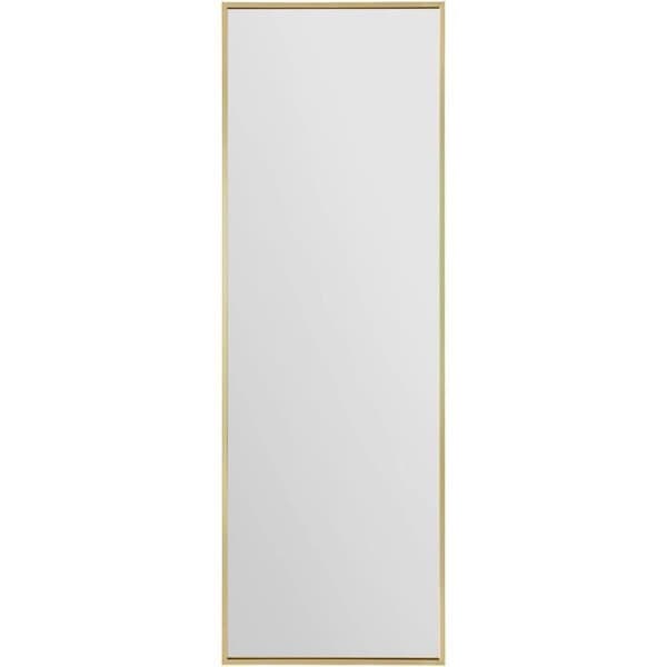 MirrorOutlet Artus Modern Väggspegel i Guld Aluminium 120 x 40 cm