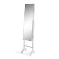 Miniatyrbillede 2 af 3: Vægspejl Versa Hvid Spejl Træ MDF Minimalistisk 33,5 x 153 x 35,2 cm