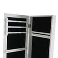 Miniatyrbillede 1 af 3: Vægspejl Versa Hvid Spejl Træ MDF Minimalistisk 33,5 x 153 x 35,2 cm