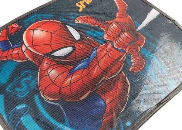 Sidogardin - Spiderman - Extra Dark - 44 x 35 cm - Statiskt fast - Dubbelt lager