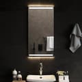Miniatyrbild 1 av 2: Badrumsspegel LED 40x80 cm