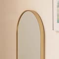 Miniatyrbild 4 av 7: Oval spegel 100x50cm guldram