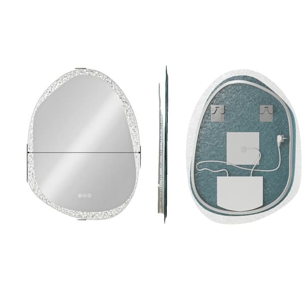 LED Badrumsspegel, Touch Sensor, Antimoln Funktion,70x90CM