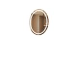Miniatyrbillede 1 af 2: Oval LED Badeværelsesspejl, Justerbart Lys, Afdugnings Teknologi,24x32 tommer