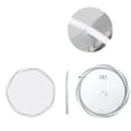 Miniatyrbillede 1 af 2: Anti-dug LED Badeværelsesspejl, Touch Sensor Funktion, Multi-Farve Belysningsmuligheder,23,6x23,6 tommer