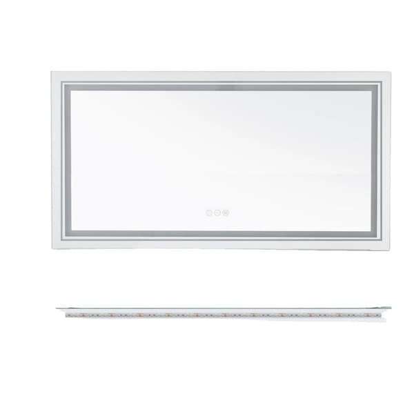 LED Badrumsspegel, Justerbar Ljusstyrka, Duggfri Funktion,1000x600MM
