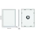 Miniatyrbild 2 av 2: LED Badrumsspegel, Touch Sensor Kontroll, Antimoln Funktion,27,5x35,4 tum