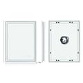 Miniatyrbild 1 av 2: LED Badrumsspegel, Touch Sensor Kontroll, Antimoln Funktion,27,5x35,4 tum