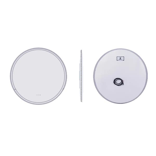 Smart spegel, pekskärm, dimbar LED-belysning, 60cm (24 tum)