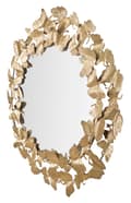 Miniatyrbild 3 av 9: FURNLUX VÄGGSPEGEL BLADGULD 87CM