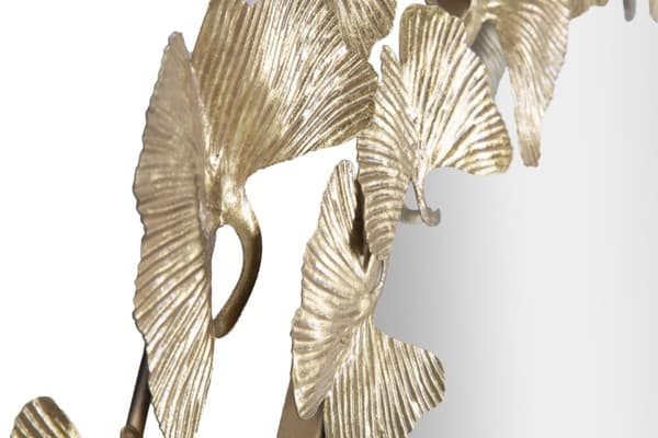 FURNLUX VÄGGSPEGEL BLADGULD 87CM