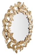 Miniatyrbild 5 av 9: FURNLUX VÄGGSPEGEL BLADGULD 87CM