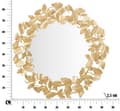 Miniatyrbild 9 av 9: FURNLUX VÄGGSPEGEL BLADGULD 87CM