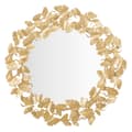 Miniatyrbild 1 av 9: FURNLUX VÄGGSPEGEL BLADGULD 87CM