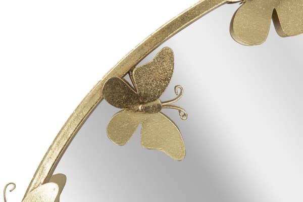 FURNLUX VÄGGSPEGEL FJÄRIL GULD 74CM
