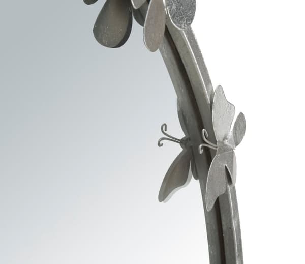 FURNLUX VÄGGSPEGEL FJÄRIL SILVER 91CM