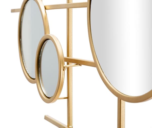 FURNLUX VÆGSPEJL GLOXY GOLD 117CM