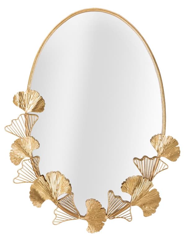FURNLUX VÄGGSPEGEL BLADGULD 62CM
