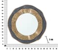 Miniatyrbild 6 av 6: FURNLUX VÄGGSPEGEL SHAI GOLD 66CM