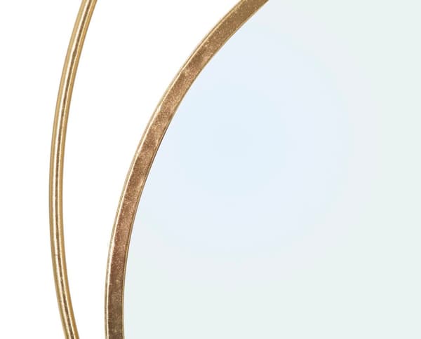 FURNLUX VÄGGSPEGEL PLANET GULD 90CM