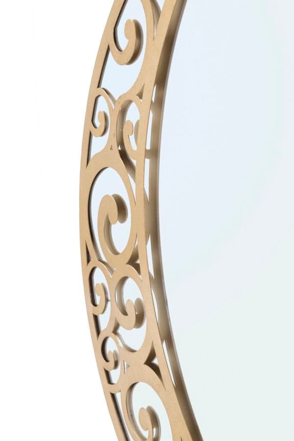 FURNLUX VÄGGSPEGEL LUCI GOLD 72CM
