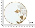 Miniatyrbild 6 av 6: FURNLUX VÄGGSPEGEL BLOMMA GULD 75CM
