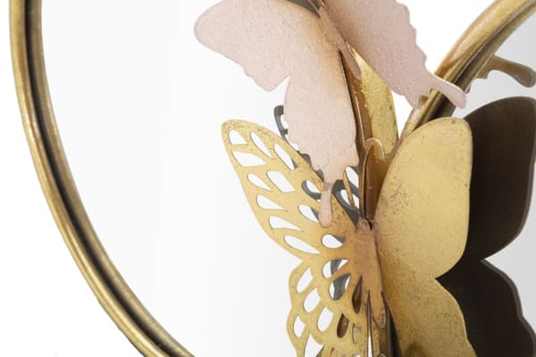 FURNLUX VÄGGSPEGEL FARFALLE GULD 81CM