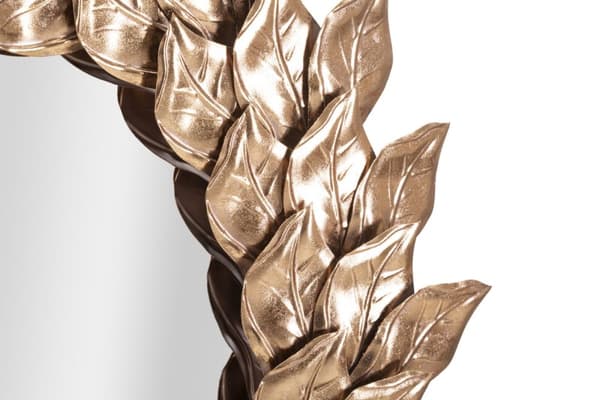 FURNLUX VÄGGSPEGEL PETAL GOLD 73CM