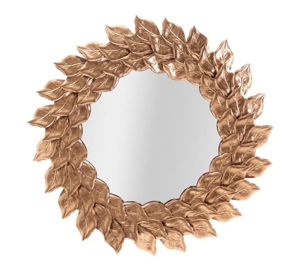 FURNLUX VÄGGSPEGEL PETAL GOLD 73CM