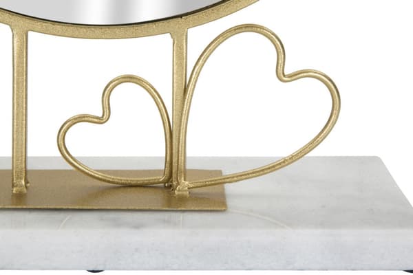 FURNLUX BORDSSPEGEL HJÄRTA GULD 30CM