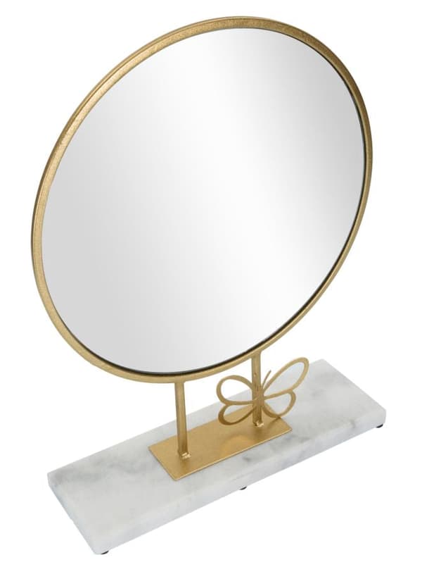FURNLUX VÄGGSPEGEL FJÄRIL GULD 30CM