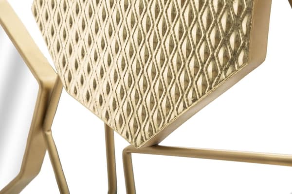 FURNLUX VÄGGSPEGEL STEN GULD 91CM