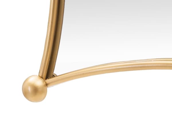 FURNLUX VÄGGSPEGEL JALO GULD 68CM