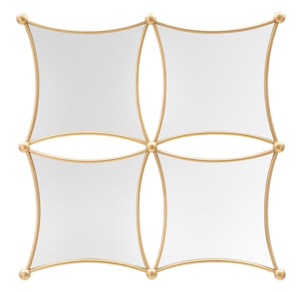 FURNLUX VÄGGSPEGEL JALO GULD 68CM