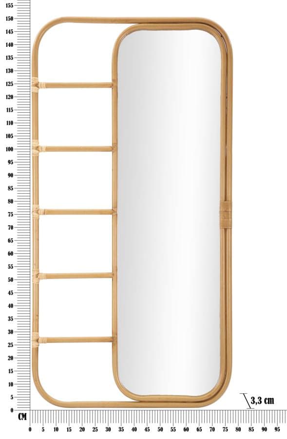 FURNLUX GOLVSPEGEL PANAMA BRUN 78CM