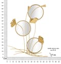 Miniatyrbillede 6 af 6: FURNLUX VÆGSPEJL FLOW GOLD 65CM
