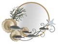 Miniatyrbild 1 av 6: FURNLUX VÄGGSPEGEL FISK BEIGE 89CM