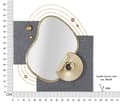 Pikkukuva 6 / 6: FURNLUX SEINÄPEILI ARTY HARMAA 80CM