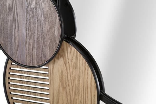 FURNLUX VÄGGSPEGEL WOODY BEIGE 124CM