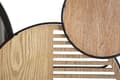 Miniatyrbild 4 av 6: FURNLUX VÄGGSPEGEL WOODY BEIGE 124CM