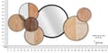 Miniatyrbild 6 av 6: FURNLUX VÄGGSPEGEL WOODY BEIGE 124CM