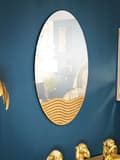 Pikkukuva 5 / 6: FURNLUX SEINÄPEILI LINE BEIGE 50CM